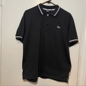 Black Lonsdale London Polo shirt. Size Medium